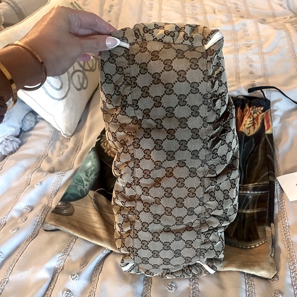 Gucci Canvas Abbey D-Ring Hobo Shoulder Bag - Picture 8 of 16